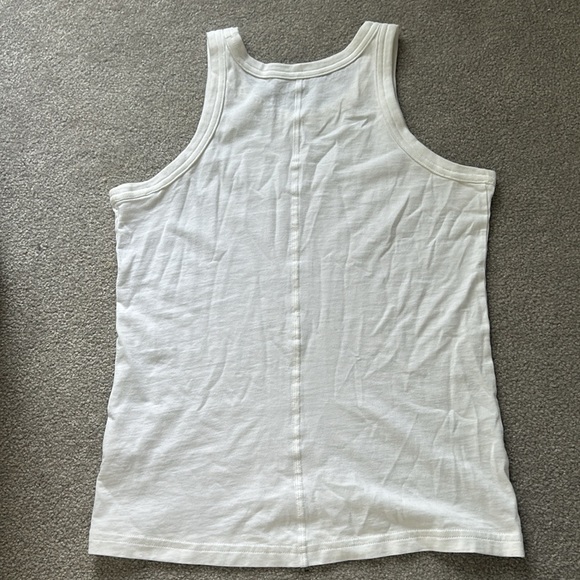 Everlane Organic Cotton High Neck Tank Top XXS Worn Once! - Picture 7 of 10